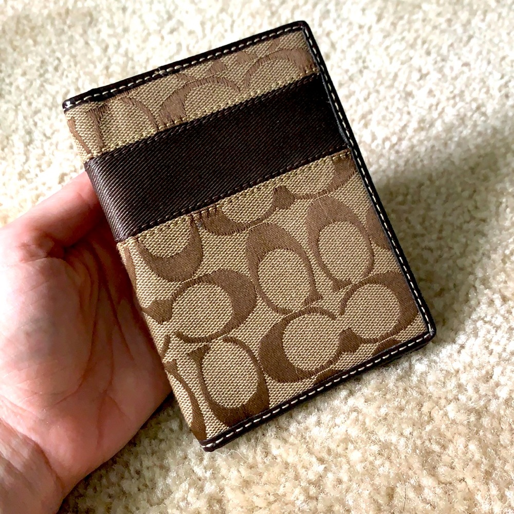 Coach passport wallet